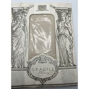 Vintage 90s Gracile Hosiery Medium Control Top Linen Lycra New Sealed